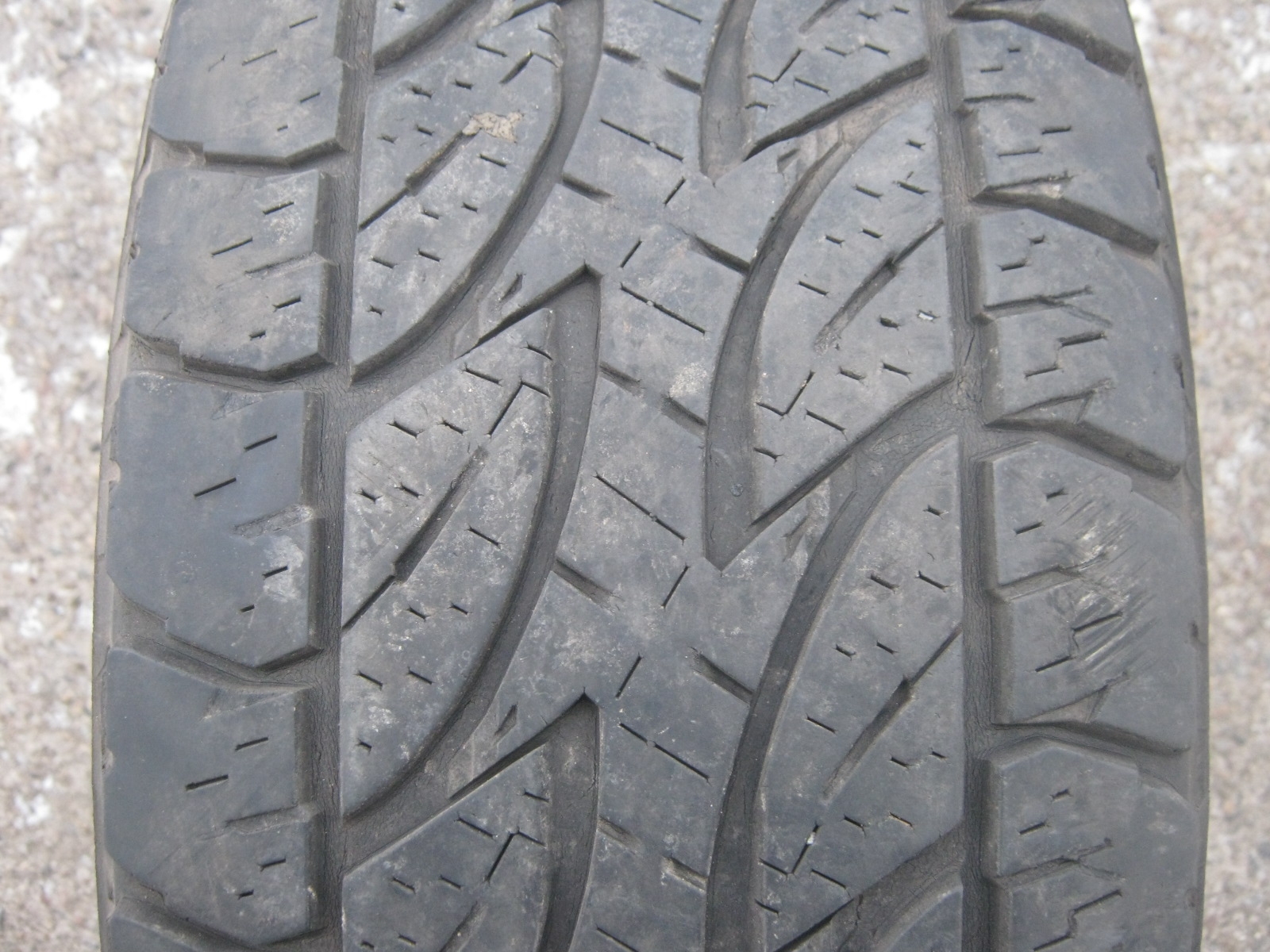 265/70/16 112S Bridgestone Dueler A/T, použitá letní sada