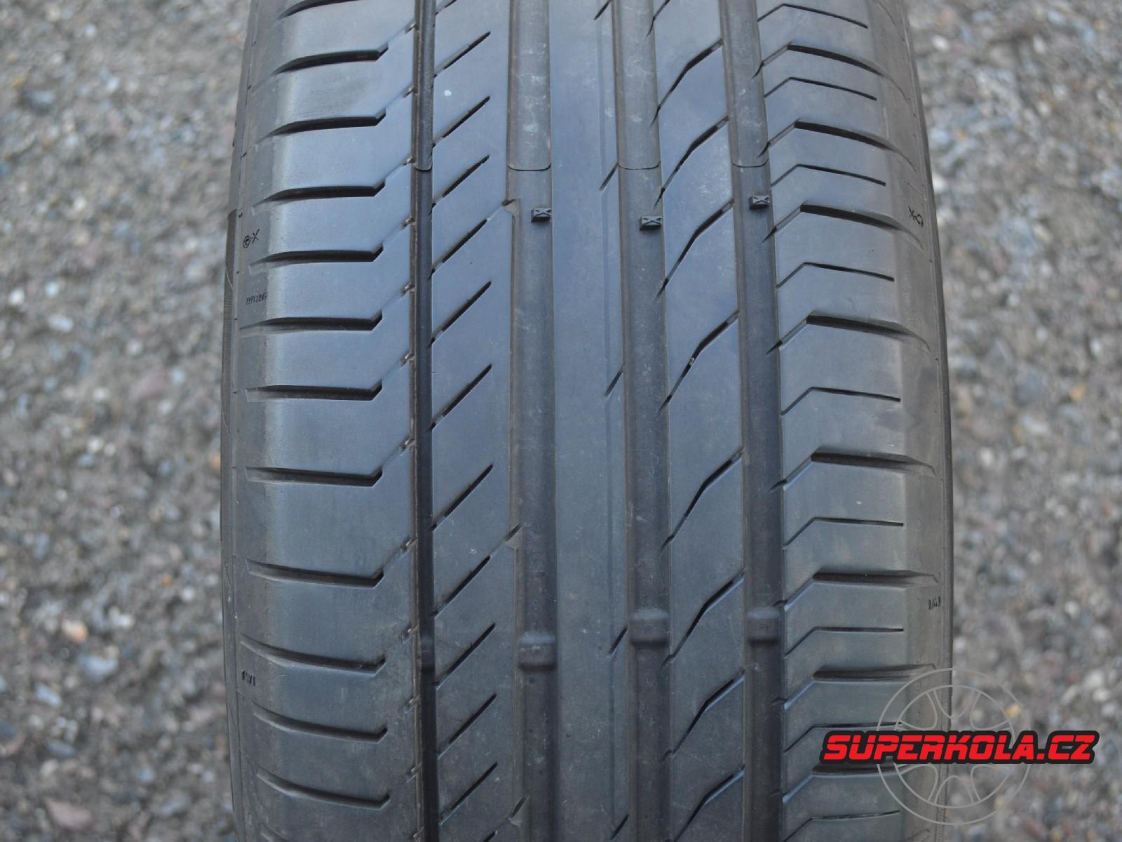 225/50/17 94W Continental ContiSportContact 5 SSR, použitý letní kus
