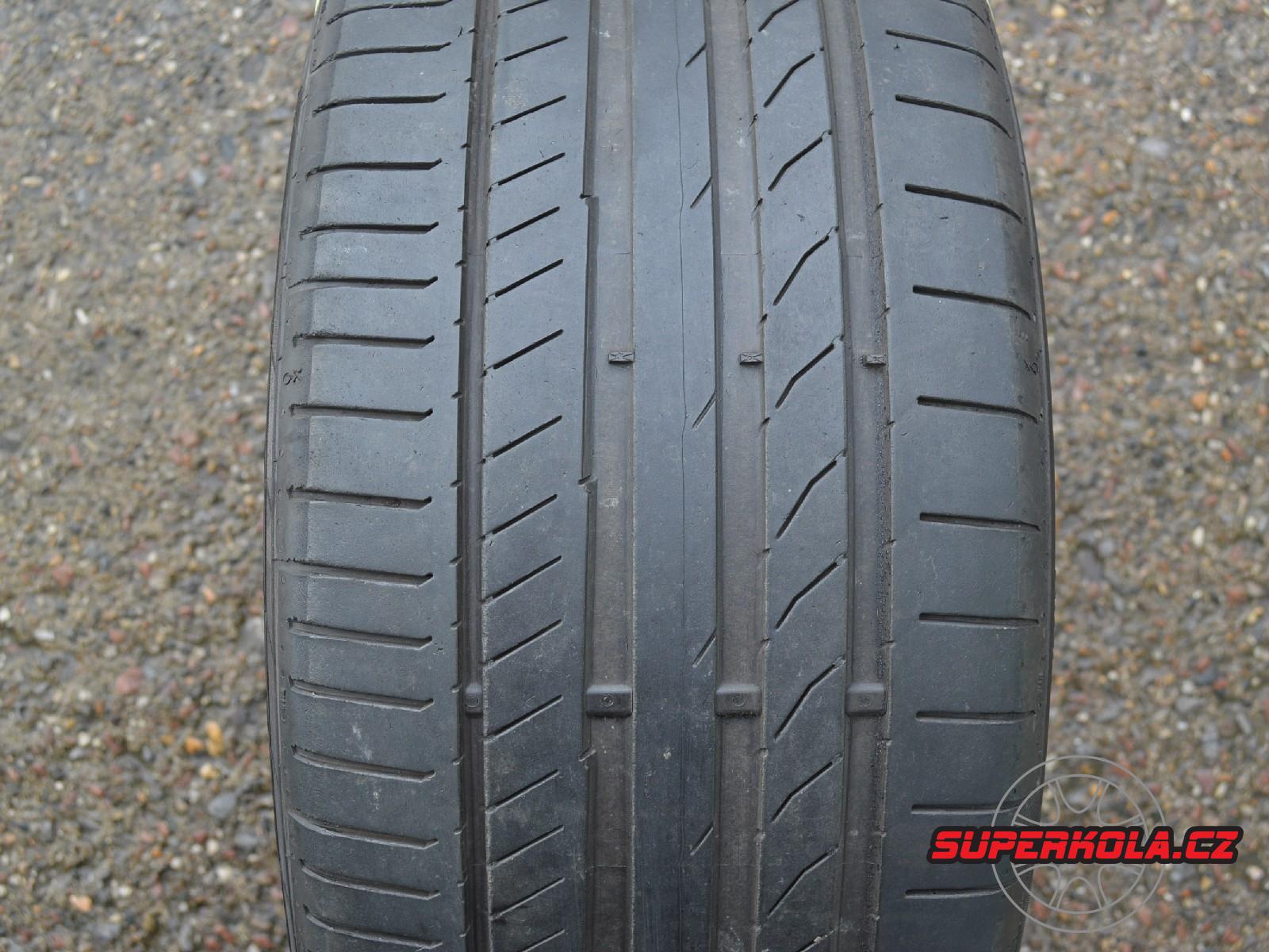 255/40/19 ZR Continental ContiSportContact 5P, použitá letní sada