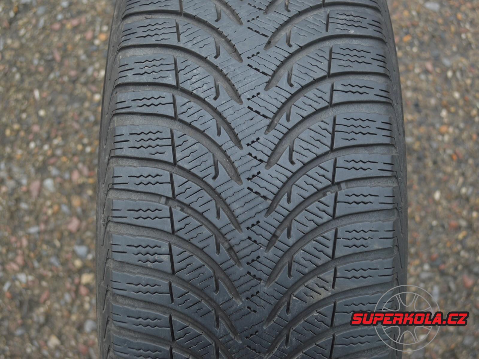 225/55/16  95H  Michelin Alpin A4, použitá zimní sada