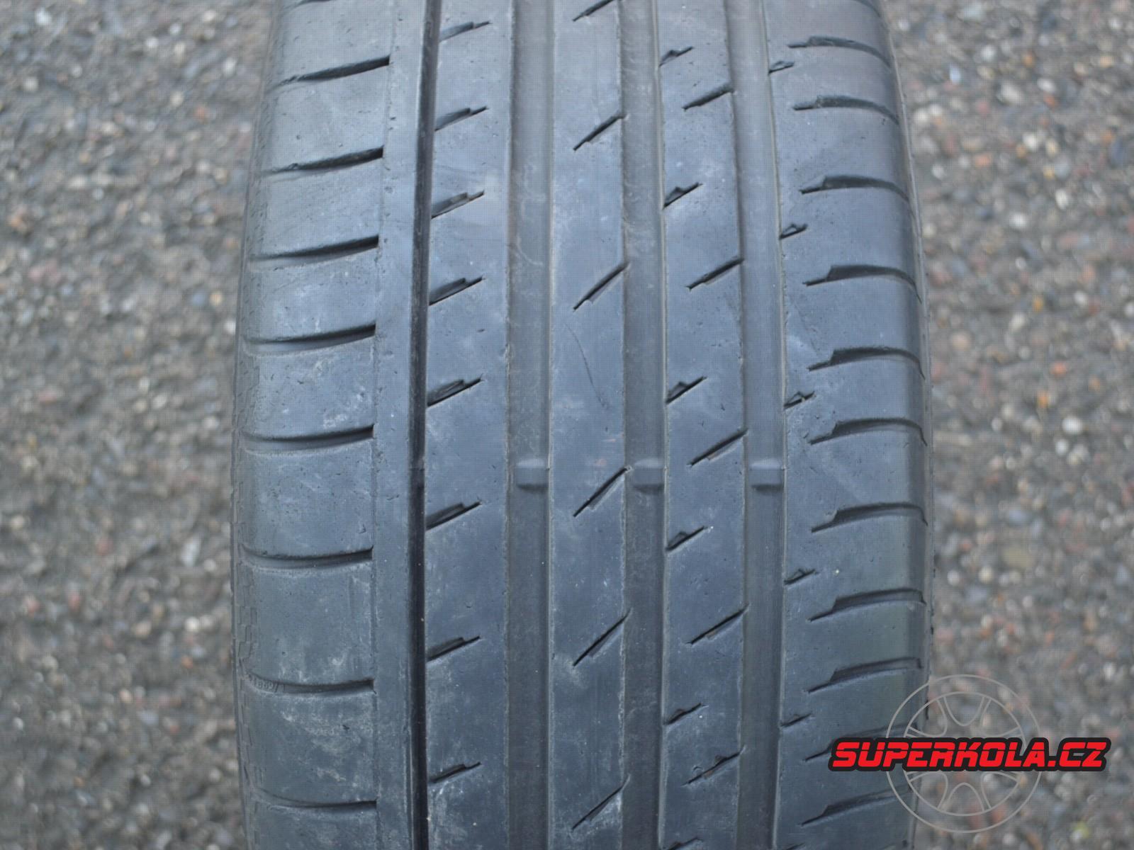 245/45/17  95W  Continental ContiSportContact 3 MO, použitý letní pár