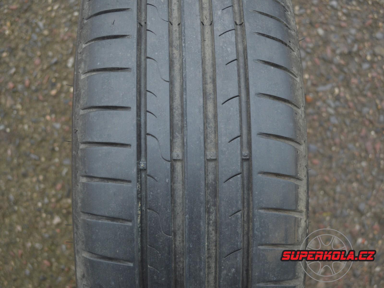 205/60/16  92H  Dunlop Sport Bluresponse, použitá letní sada