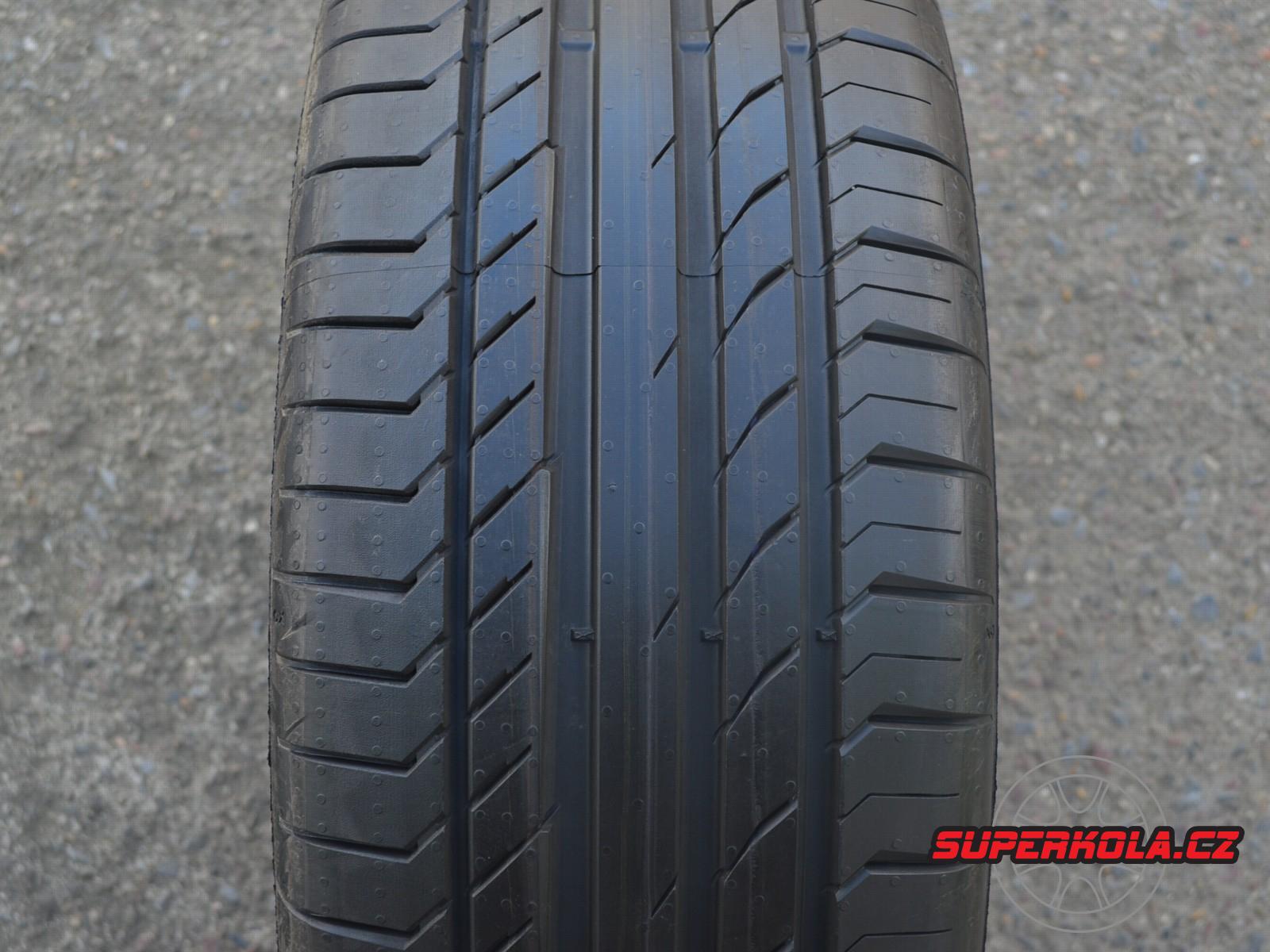 235/55/18  100V  Continental ContiSportContact 5 ContiSeal, použitý letní kus