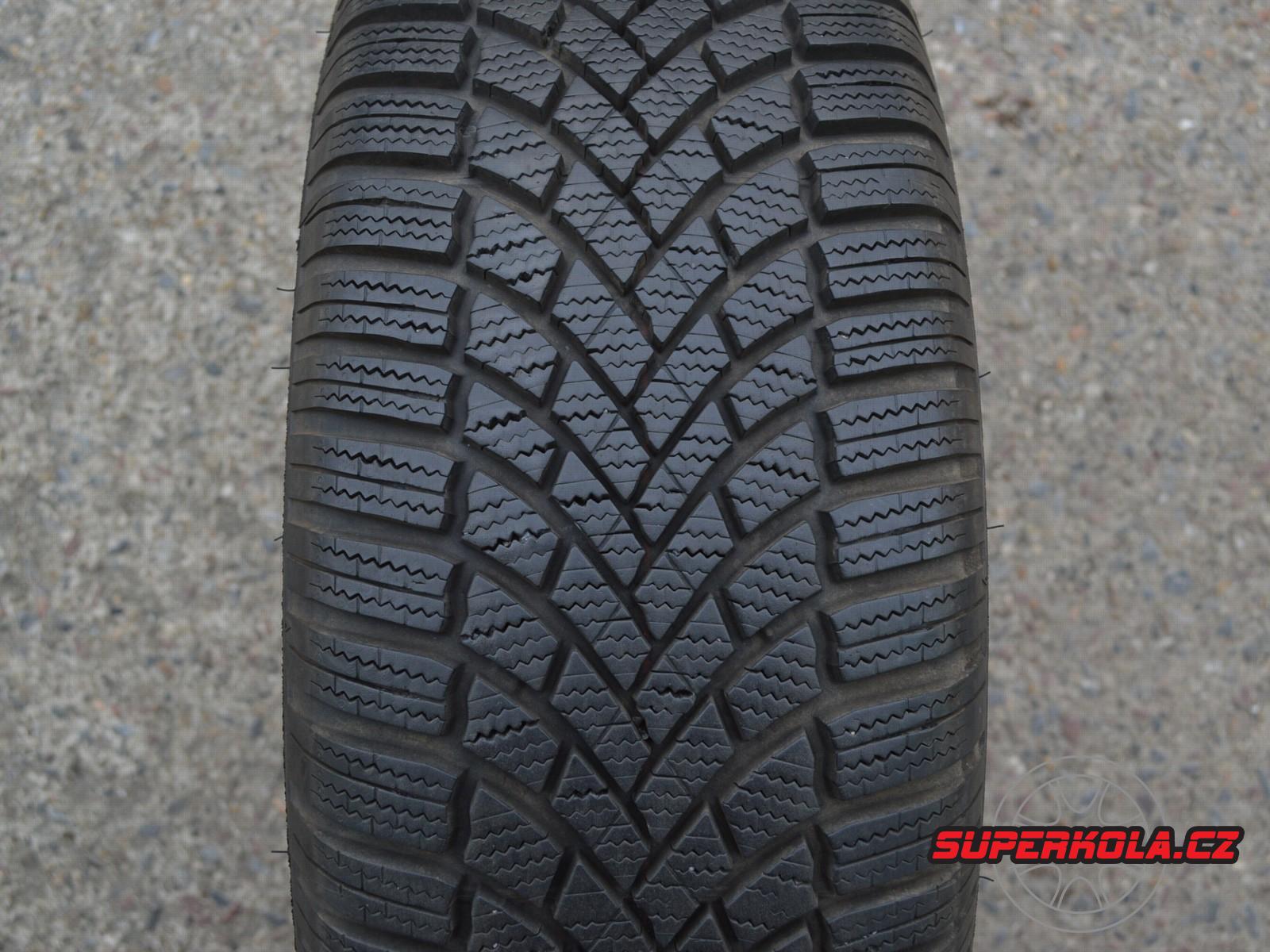 215/60/16 99H XL Bridgestone Blizzak LM005, použitá zimní sada