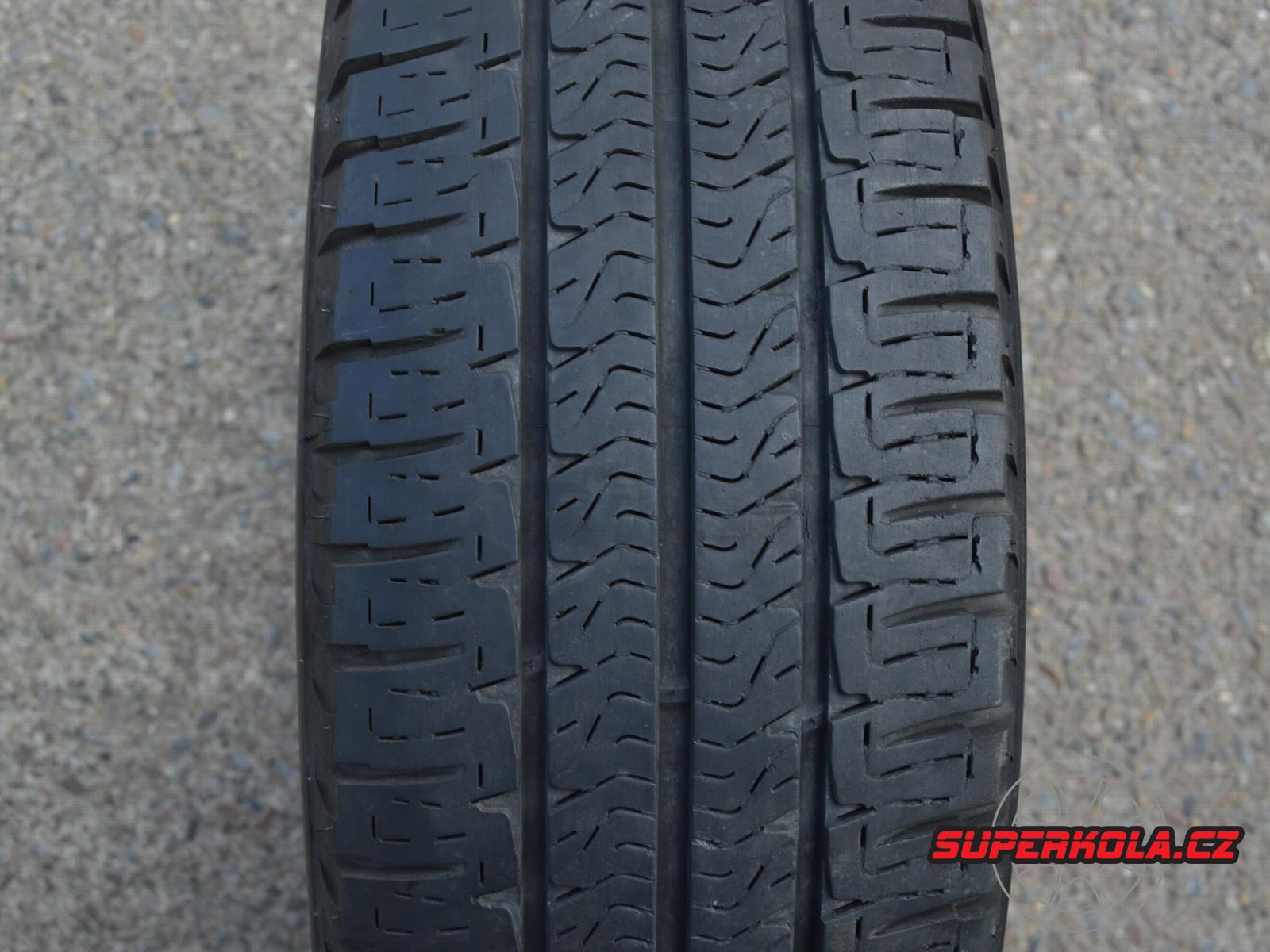 225/75/16CP 116Q  Michelin Agilis Camping, použitá letní sada