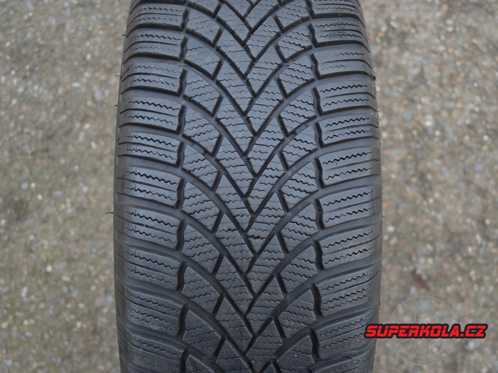 195/60/16 89H Bridgestone Blizzak LM005, použitá zimní sada